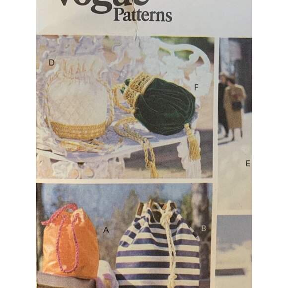 Vogue Misses Handbag Sewing Pattern 8070 - uncut - Picture 4 of 9
